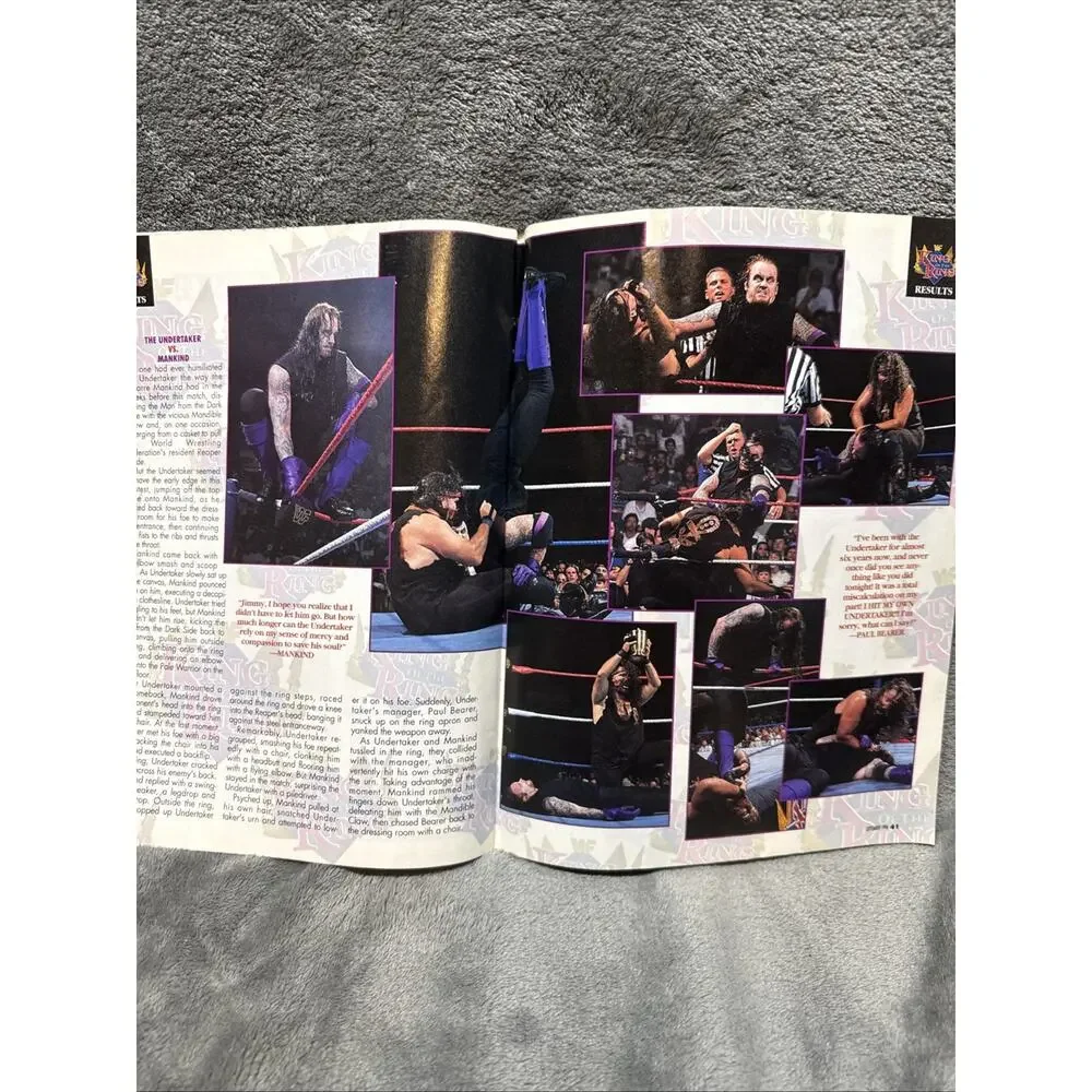 WWF MAGAZINE SEPTEMBER 1996 Godwinns Cover Poster‎ Sunny Skip article Undertaker